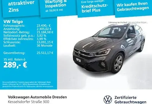 Gebraucht VW Taigo R-line 150 PS (110 kW) 2022 Rauchgrau metallic SUV