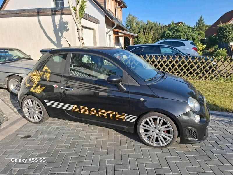 Schwarz Gebraucht 2009 Fiat 500 Abarth Kleinwagen | 4.500 € - Bild 1/4