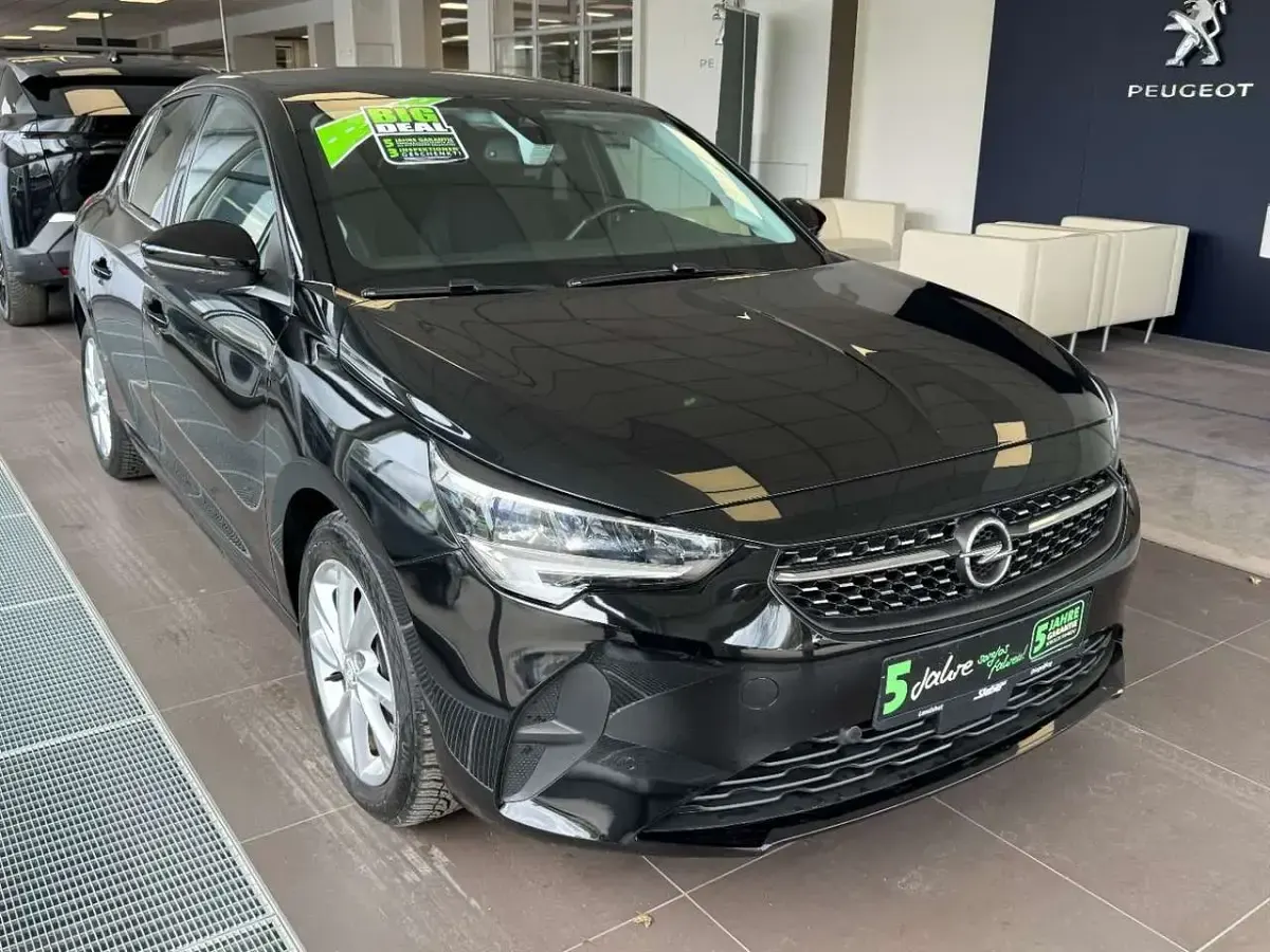 Gebraucht Opel Corsa Elegance 101 PS (74 kW) 2021 Diamant schwarz/karbon schwarz Kleinwagen