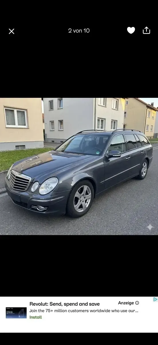 Gebraucht Mercedes E220 170 PS (125 kW) 2008 Grau Kombi