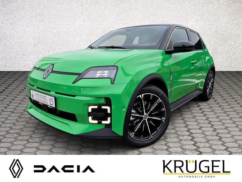 Pop green!, black pearlschwar Neu 2025 Renault 5 E-Tech Komfort Limousine | 34.770 € (Etwas zu teuer) - Bild 1/4