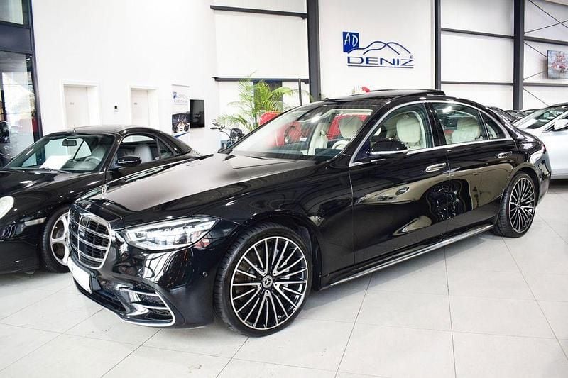 Schwarz Gebraucht 2022 Mercedes S400 AMG line Limousine | 72.899 € - Bild 1/3