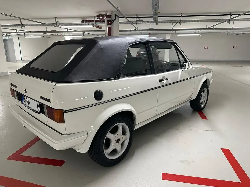 Gebraucht VW Golf Cabriolet 90 PS (66 kW) 1986 Weiß Cabrio