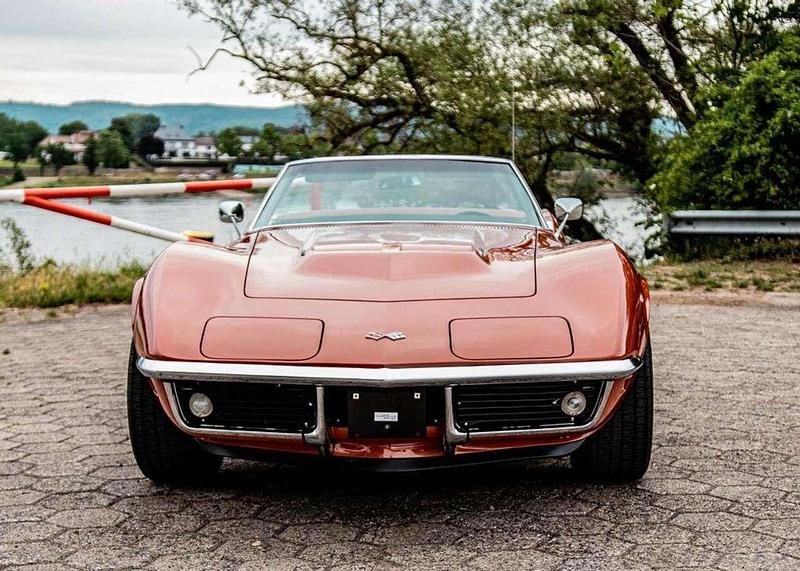 Orange Gebraucht 1968 Corvette C3 Cabrio | 125.000 € - Bild 1/4