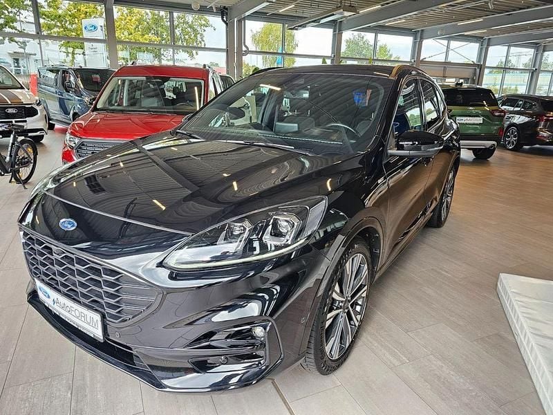 Obsidianschwarz metallic Gebraucht 2022 Ford Kuga ST-Line X SUV | 26.990 € (Fairer Preis) - Bild 1/4