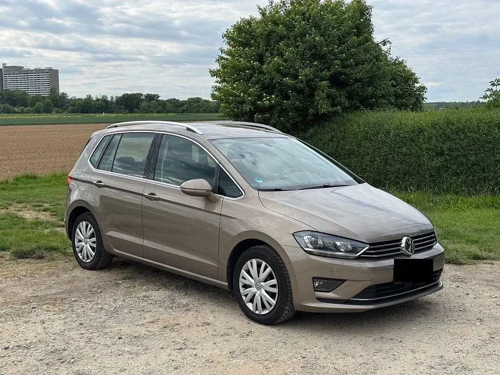 Gebraucht VW Golf Sportsvan Highline 125 PS (91 kW) 2014 Beige Van / Kleinbus