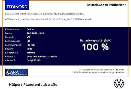 Neu VW ID.3 Pure 125 kW (170 PS) 2026 Schwarz Kleinwagen