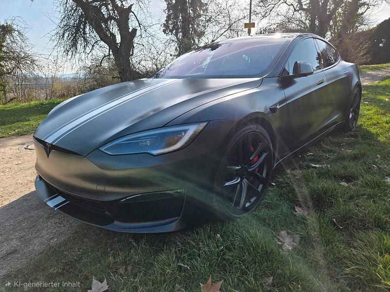 Gebraucht Tesla Model S Plaid 750 kW (1020 PS) 2022 Grau Kleinwagen