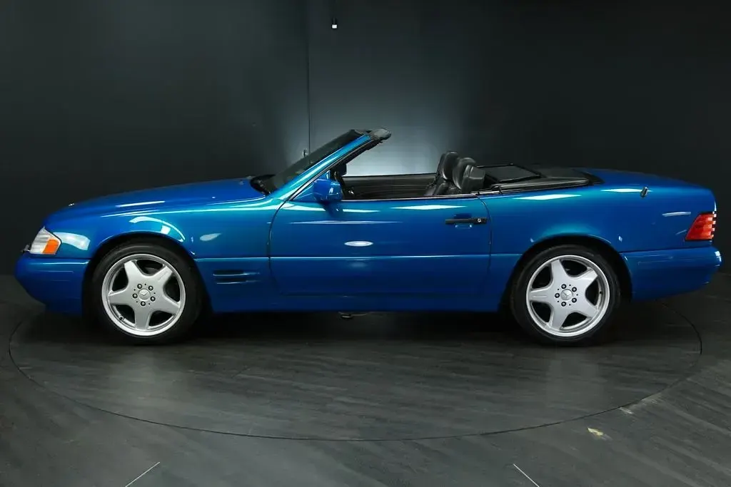 Gebraucht Mercedes SL500 320 PS (235 kW) 1997 Blau Cabrio