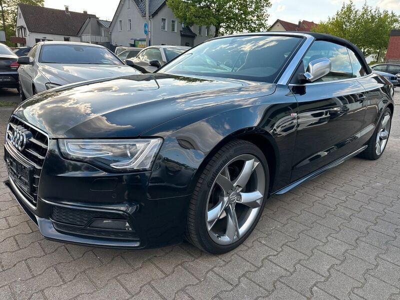 Phantomschwarz perleffekt Gebraucht 2013 Audi A5 Cabriolet S-Line Cabrio | 13.000 € (Guter Preis) - Bild 1/4