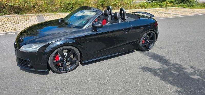 Schwarz Gebraucht 2008 Audi TT Roadster S-Line Cabrio | 11.950 € - Bild 1/4