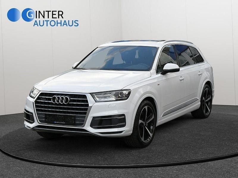 Weiß Gebraucht 2017 Audi Q7 S-Line SUV | 31.490 € (Guter Preis) - Bild 1/4