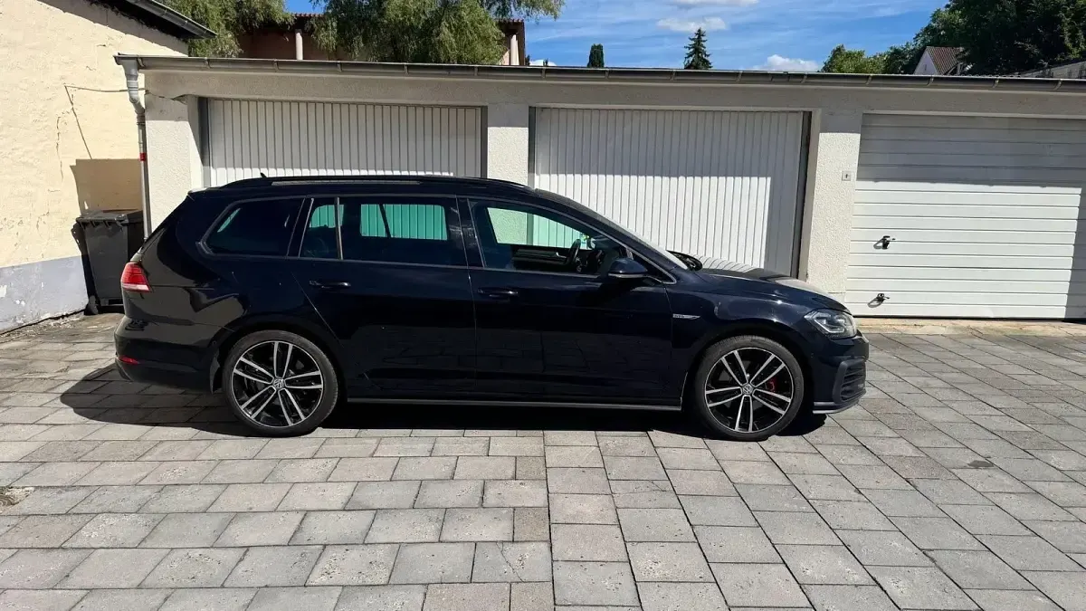 Gebraucht VW Golf VII GTD 184 PS (135 kW) 2017 Schwarz Kombi