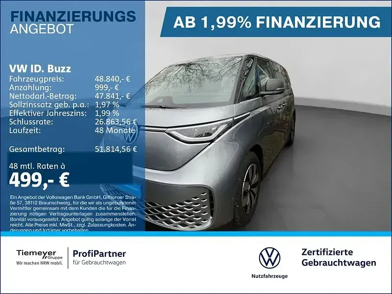 Gebraucht VW ID. Buzz Pro 210 kW (286 PS) 2025 Silber Van / Kleinbus
