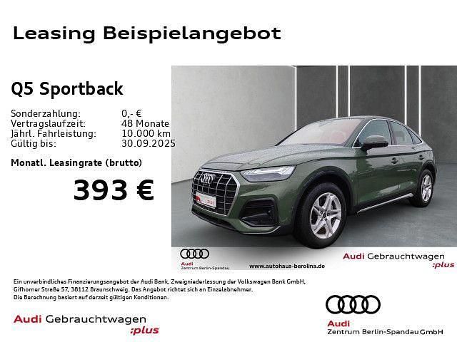 Grün Gebraucht 2024 Audi Q5 Sportback S-Line SUV | 45.979 € (Guter Preis) - Bild 1/4