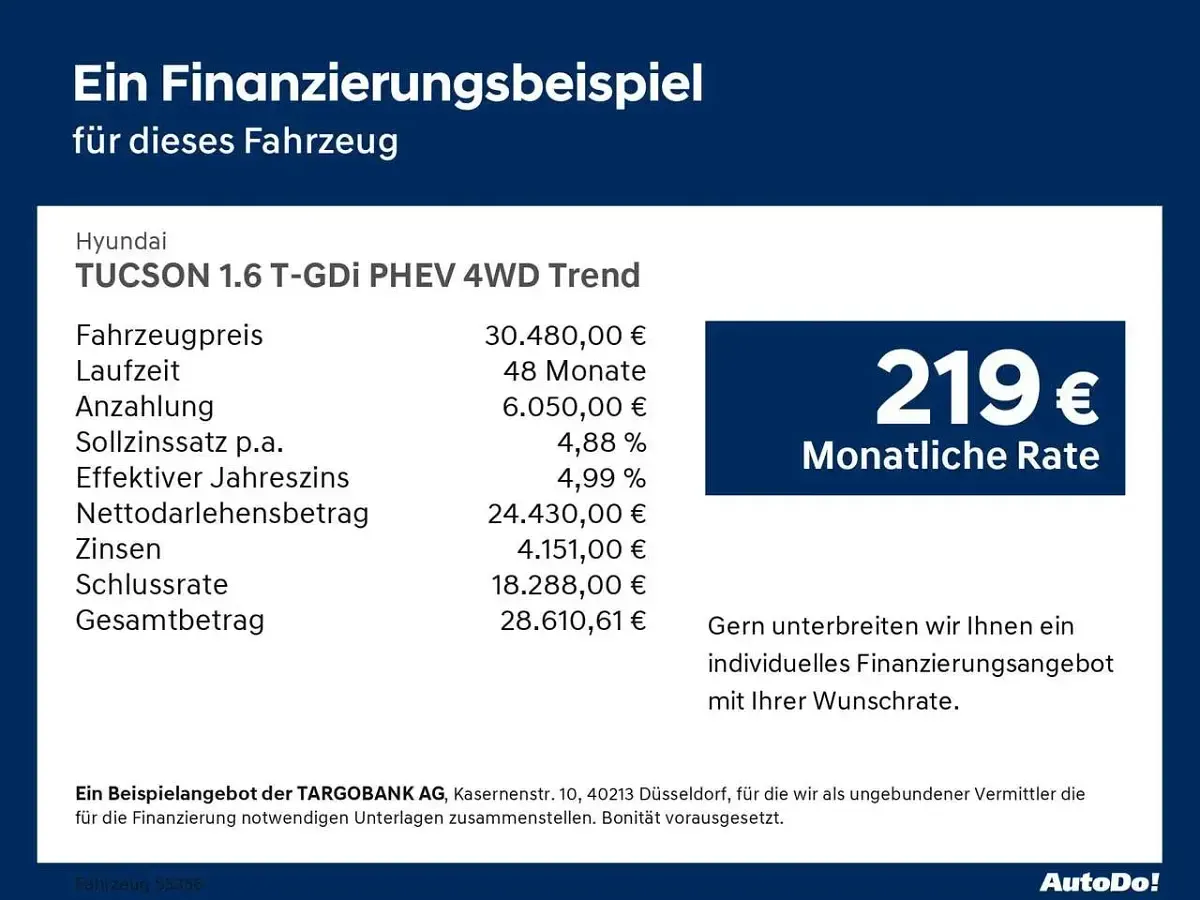 Gebraucht Hyundai Tucson Trend 252 PS (185 kW) 2025 Schwarz SUV