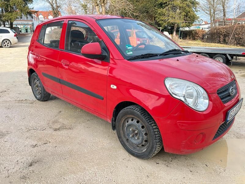 Gebraucht Kia Picanto 60 PS (44 kW) 2009 Rot Kleinwagen