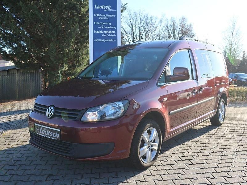 Gebraucht VW Caddy Maxi 102 PS (75 kW) 2015 Rot Van / Kleinbus