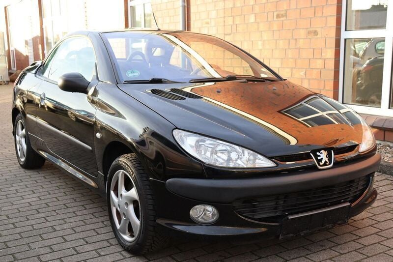 Schwarz Gebraucht 2003 Peugeot 206 CC Cabrio | 990 € (Superpreis) - Bild 1/4