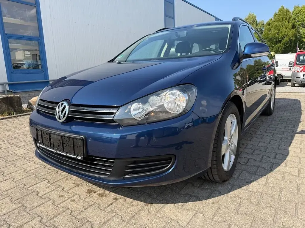Gebraucht VW Golf VI Comfortline 105 PS (77 kW) 2010 Blau Kombi
