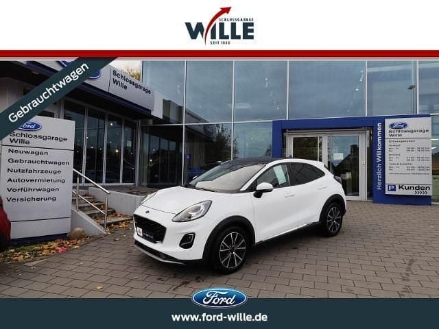 Weiß Gebraucht 2022 Ford Puma Gen-E Titanium SUV | 18.550 € (Fairer Preis) - Bild 1/4