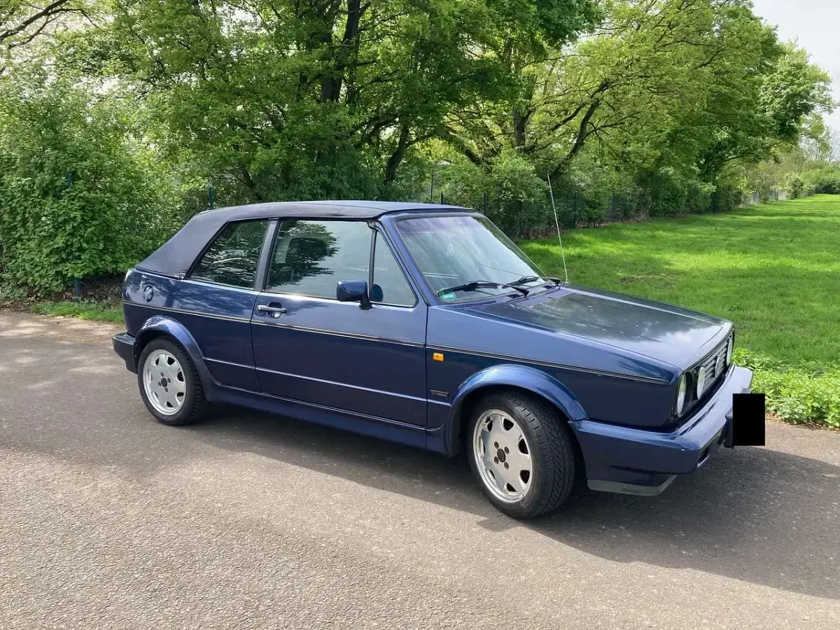 Gebraucht VW Golf Cabriolet Classicline 98 PS (72 kW) 1992 Blau Cabrio