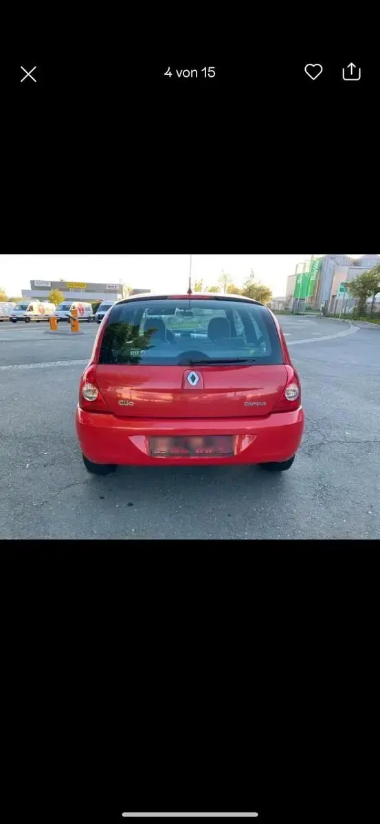 Gebraucht Renault Clio 75 PS (55 kW) 2010 Rot Kleinwagen