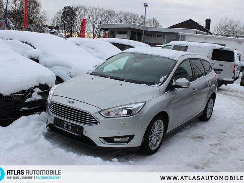 Silber Gebraucht 2017 Ford Focus Titanium Kombi | 6.990 € (Fairer Preis) - Bild 1/4