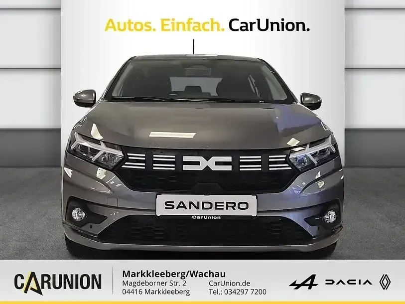 Ny Dacia Sandero Expression 91 HK (66 kW) 2025 Grå Sedan