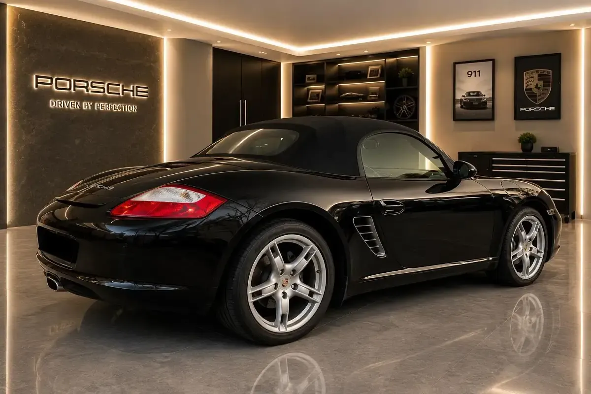 Gebraucht Porsche Boxster 240 PS (176 kW) 2005 Schwarz Cabrio