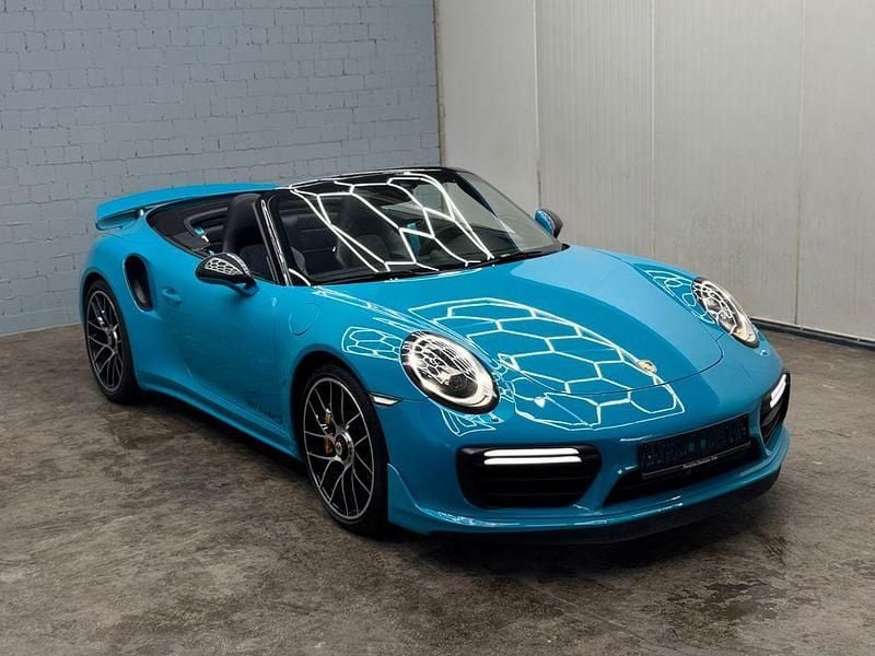 Gebraucht Porsche 911 Turbo S Cabriolet 581 PS (427 kW) 2018 Blau Cabrio