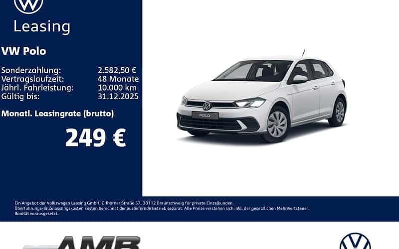 Weiß Neu 2025 VW Polo Life Kleinwagen | 24.950 € (Fairer Preis) - Bild 1/4