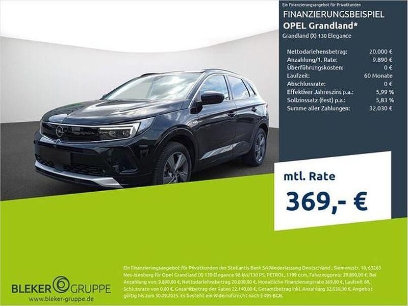 Schwarz Gebraucht 2024 Opel Grandland X Elegance SUV | 27.680 € (Fairer Preis) - Bild 1/3