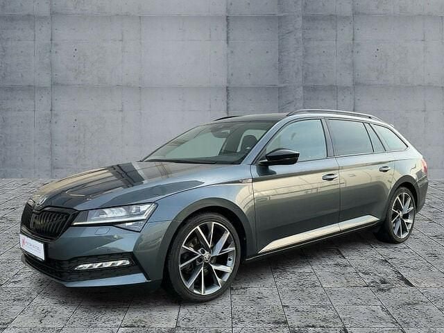 Gebraucht Skoda Superb SportLine 200 PS (147 kW) 2021 Quarzgrau metallic Kombi