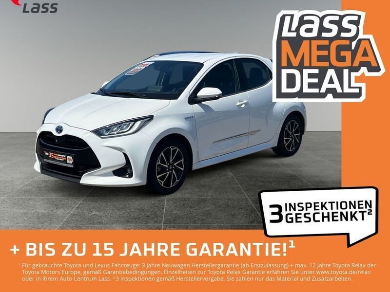 Weiß Gebraucht 2020 Toyota Yaris Hybrid Club Limousine | 17.980 € (Fairer Preis) - Bild 1/4