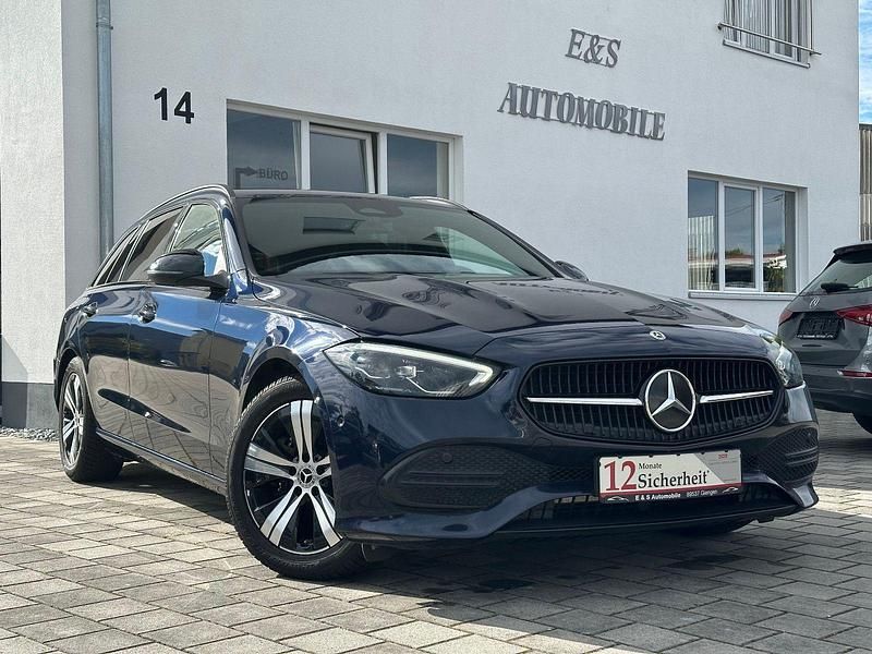 Blau Gebraucht 2022 Mercedes C220 Kombi | 23.990 € (Guter Preis) - Bild 1/4