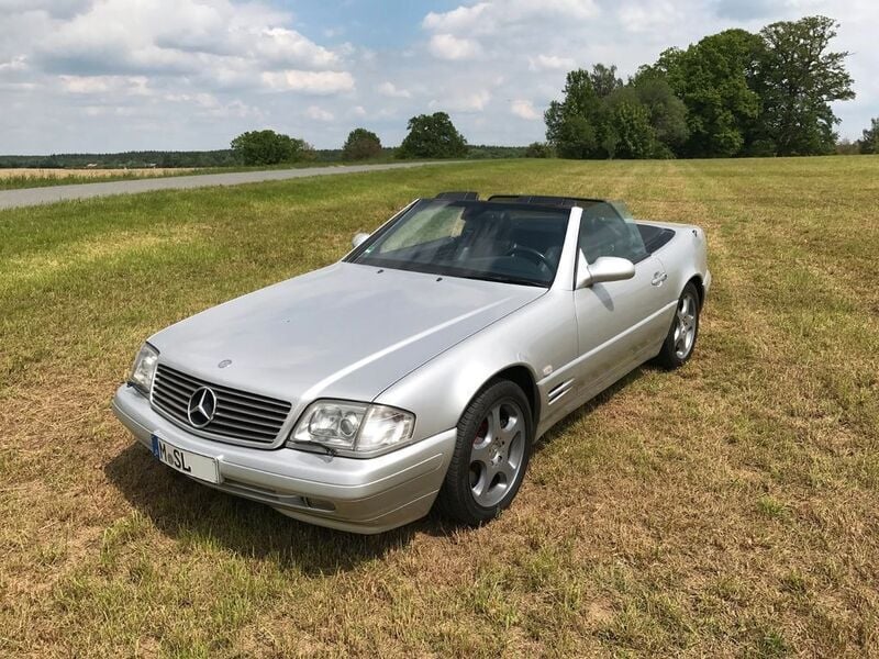 Silber Gebraucht 2000 Mercedes SL500 Cabrio | 44.900 € - Bild 1/4