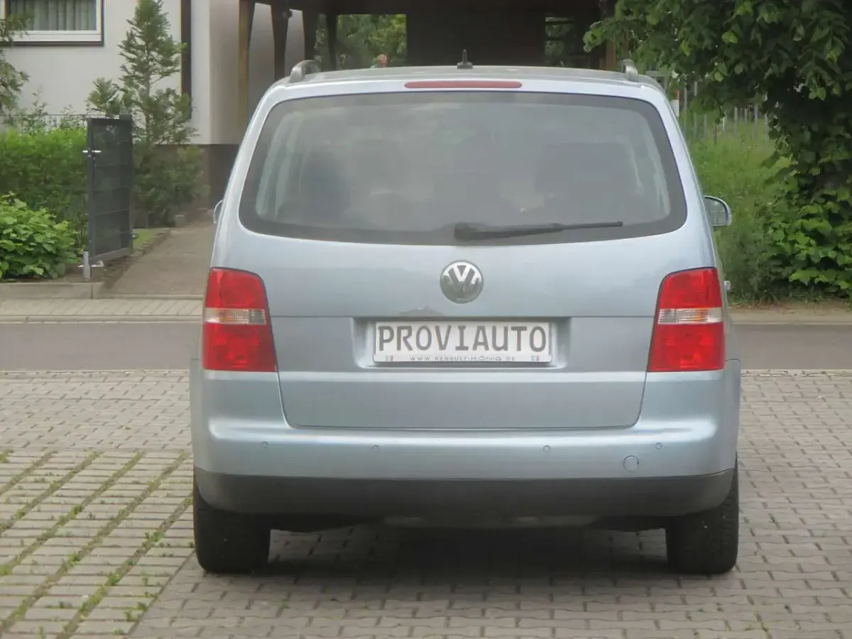 Gebraucht VW Touran Goal 140 PS (102 kW) 2006 Arctic blue silver metallic Van / Kleinbus