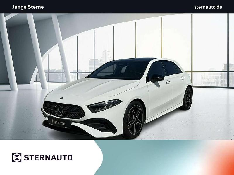 Unilack polarweiß Gebraucht 2024 Mercedes A200 AMG line Limousine | 33.915 € (Etwas zu teuer) - Bild 1/4