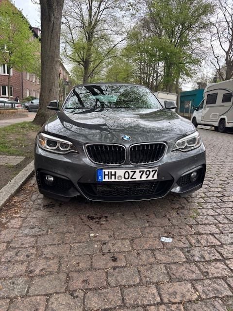 Grau Gebraucht 2016 BMW 220 M Sport Cabrio | 19.250 € (Guter Preis) - Bild 1/4