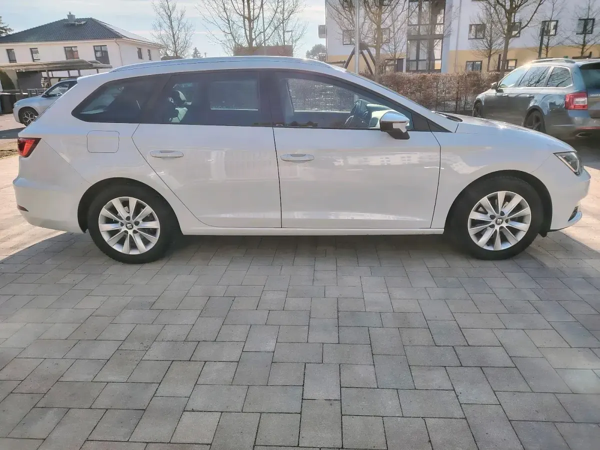 Gebraucht Seat Leon ST 110 PS (80 kW) 2017 Weiß Kombi