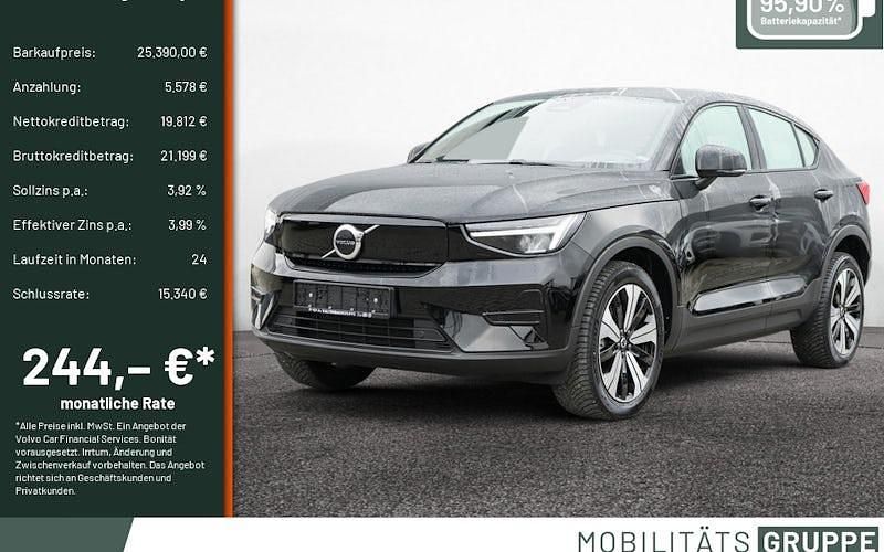 Gebraucht Volvo C40 Core 300 kW (408 PS) 2022 Schwarz SUV