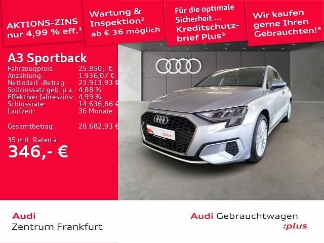 Gebraucht Audi A3 Advanced 150 PS (110 kW) 2022 Silber Limousine