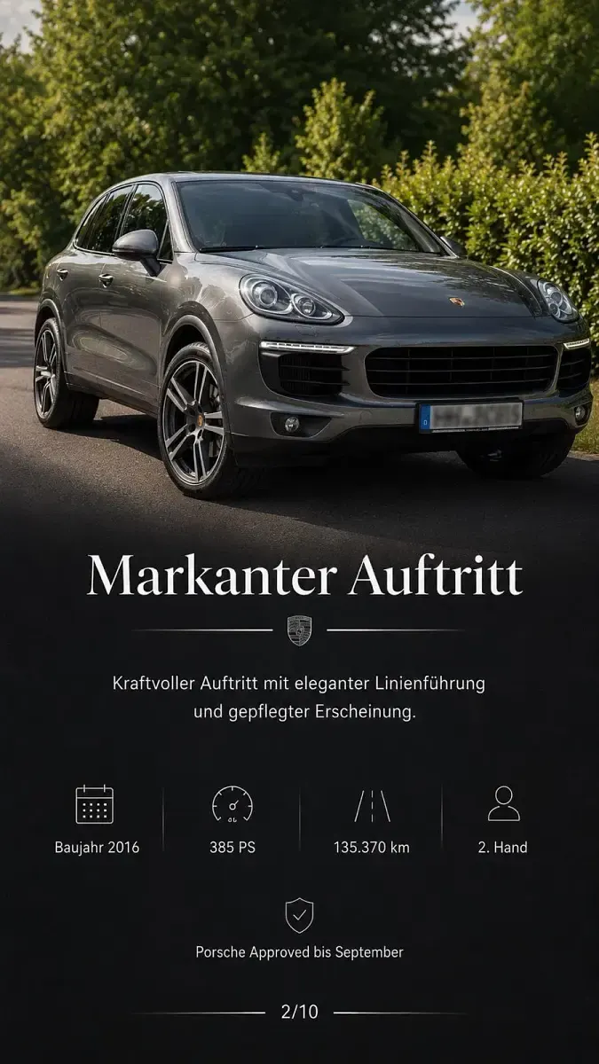 Gebraucht Porsche Cayenne 385 PS (283 kW) 2016 Grau SUV