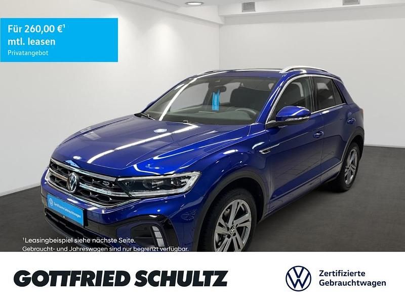Blau Gebraucht 2024 VW T-Roc R-line SUV | 26.750 € (Guter Preis) - Bild 1/3