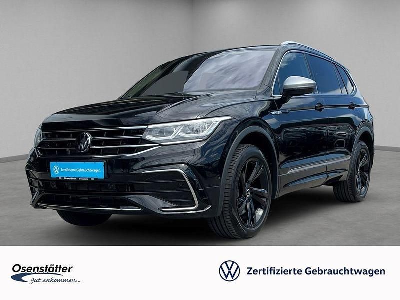 Schwarz Gebraucht 2025 VW Tiguan Allspace R-line SUV | 51.980 € (Teuer) - Bild 1/4