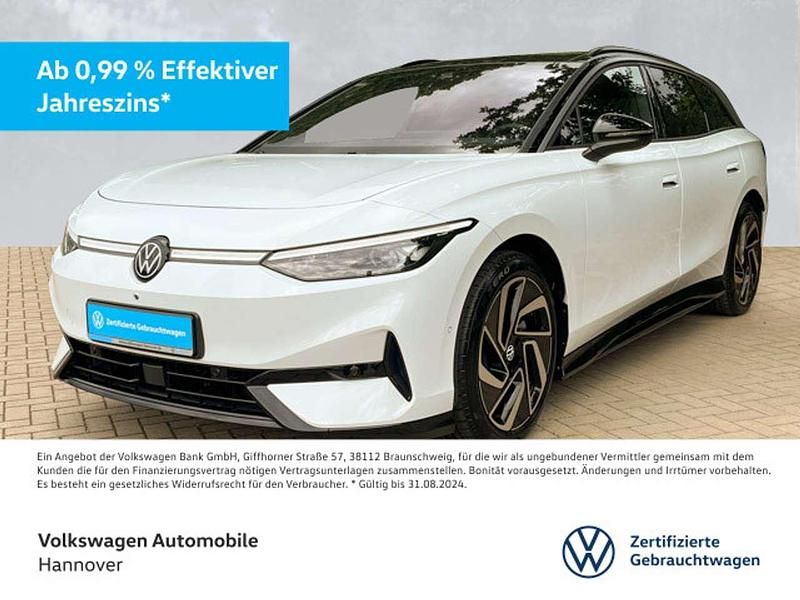 Gletscherweiß metallic/schwarz Gebraucht 2024 VW ID.7 Pro Limousine | 56.970 € - Bild 1/3