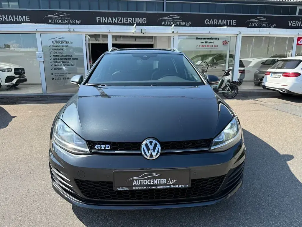 Gebraucht VW Golf VII GTD 184 PS (135 kW) 2016 Carbon steel grey Kombi
