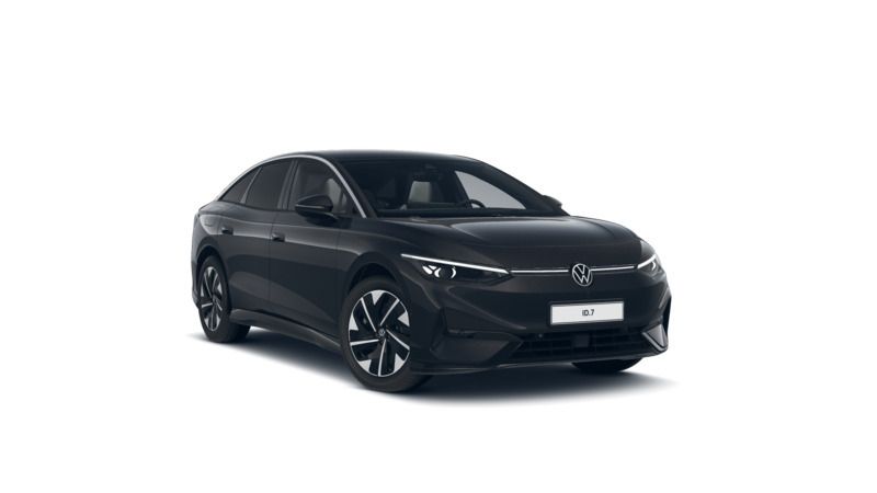 Grenadillschwarz metallic Gebraucht 2023 VW ID.7 Pro Limousine | 49.706 € (Fairer Preis) - Bild 1/4