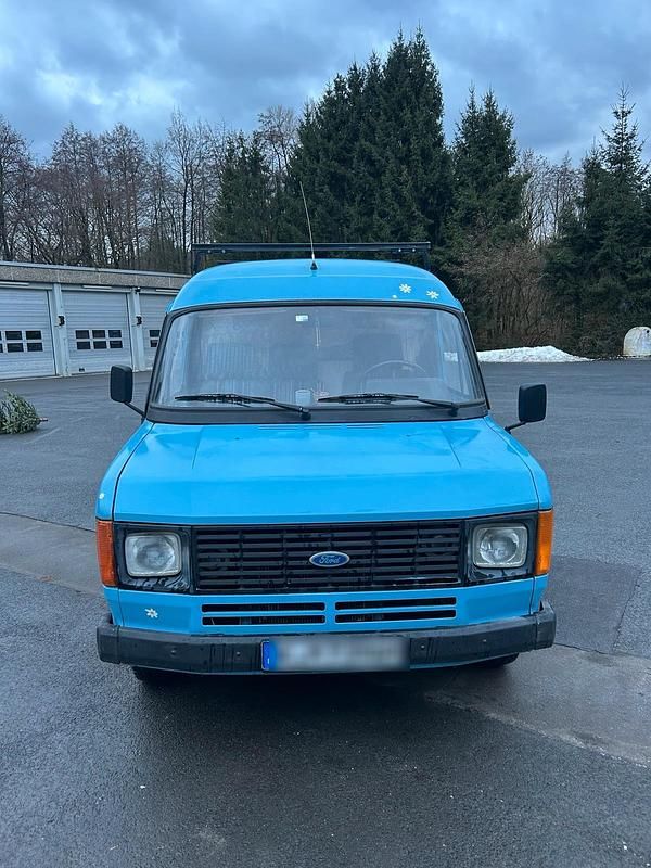 Gebraucht Ford Transit 78 PS (57 kW) 1983 Blau Van / Kleinbus